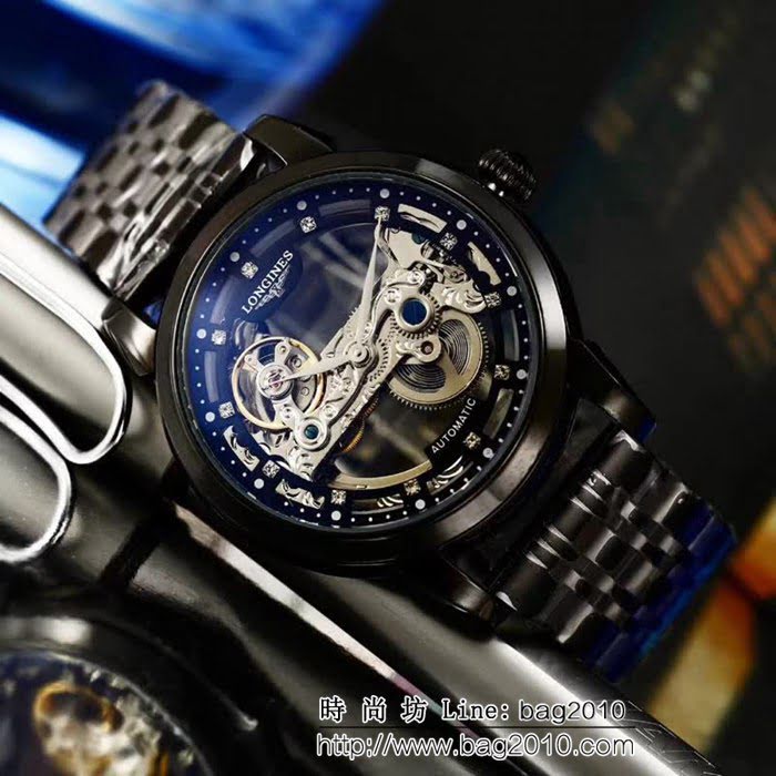 LONGINES浪琴 高級定制 全自動機械 男士腕表 WSS0247